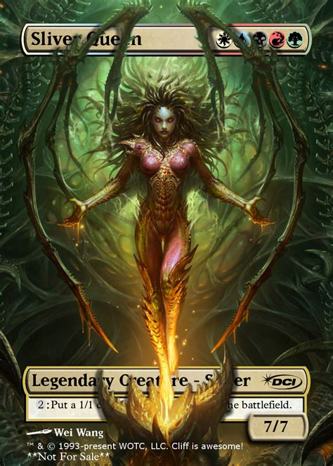 My Custom Sliver Queen Made In October Suddenly Relevant Again Magictcg