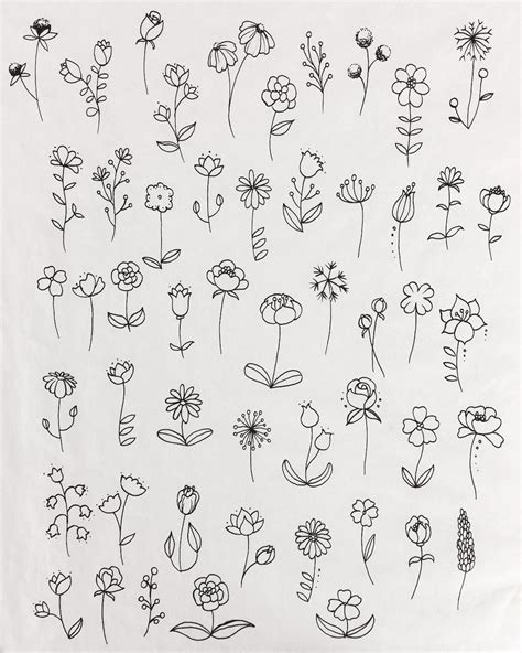 Simple Small Flower Tattoo Ideas
