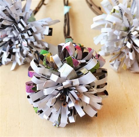 Hearth Handmade Recycled Paper Flowers Craft
