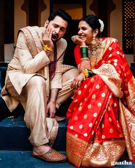 Steal Worthy Wedding Inspirations To Take From Marathi Actors Wedding Shaadiwish