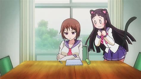 Niikura Ayane Wakana Ui Okusama Ga Seito Kaichou Animated Animated  Screencap 2girls