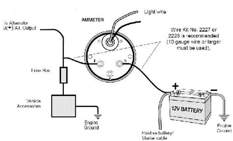 Wiring Ammeter In 12 Volt System