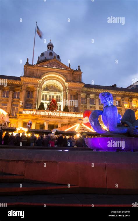 German Christmas Market Birmingham England United Kingdom Stock Photo