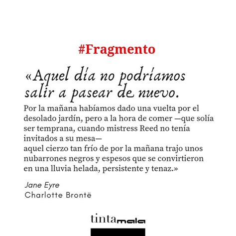 Inicio De Jane Eyre Novela Fundamental De Nuestra Autoradelasemana
