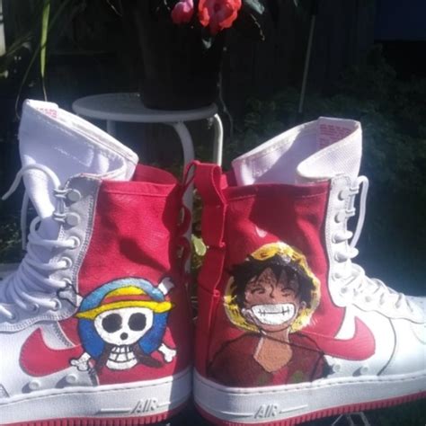 Nike Shoes Air Force One Sf One Piece Customs Luffy 15 Poshmark