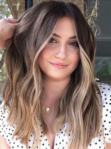 Face Framing Medium To Long Balayage Hairstyles In Year Stylesmod Brown Hair With
