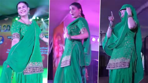 Sapna Choudhary Dance Video सपन चधर न हर सलवर सट म सटज पर