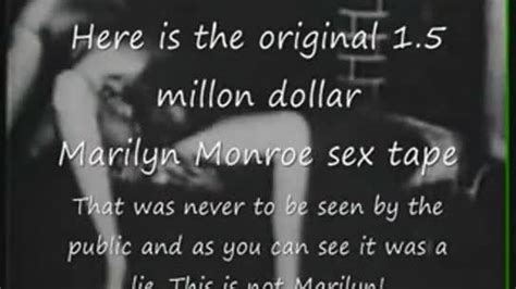 The Million Dollar Marilyn Monroe Sex Tape Xnxx My Xxx Hot Girl