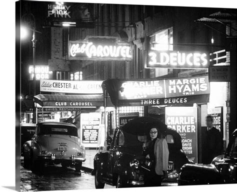 Jazz Clubs And Nightclubs On 52nd Street In New York City 1948 Wall