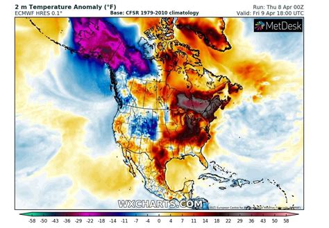 Alaska Could Challenge All Time April Temperature Records As Potentially Historic Cold Blast