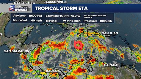 Tropical Storm Eta Setting Records In The Caribbean