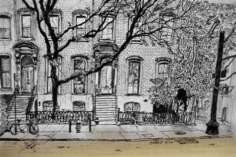 Ink Drawings Of New York City On Behance
