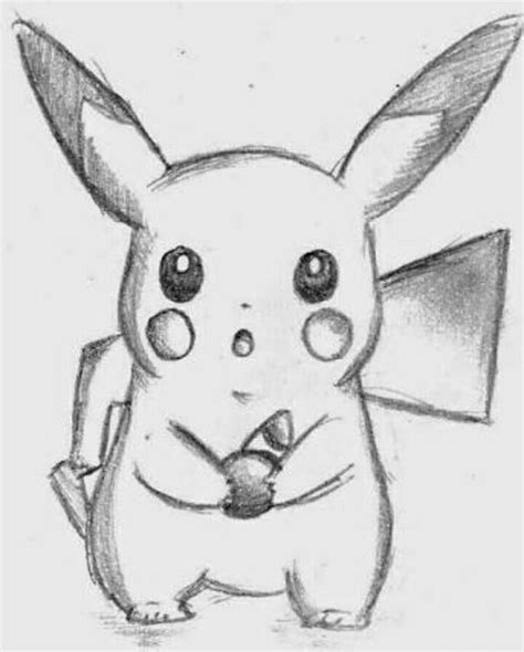 Pikachu Images Dibujos De Pikachu A Lapiz De Amor