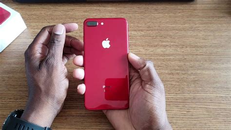 Product Red Iphone 8 Plus Unboxing Youtube
