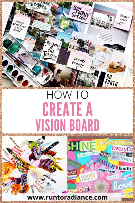 How To Make A Vision Board To Live Your Dream Life Run To Radiance