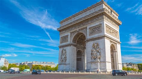 Arc De Triomphe Paris France Europe Beautiful Monument
