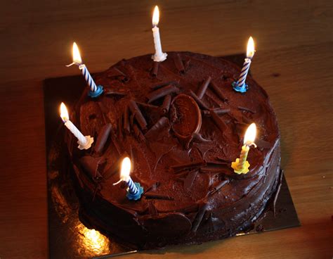 Filebirthday Cake With 6 Candles Wikimedia Commons