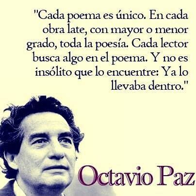 Octavio Paz What Is Poetry Fake Words Reflection Quotes Famous Poets