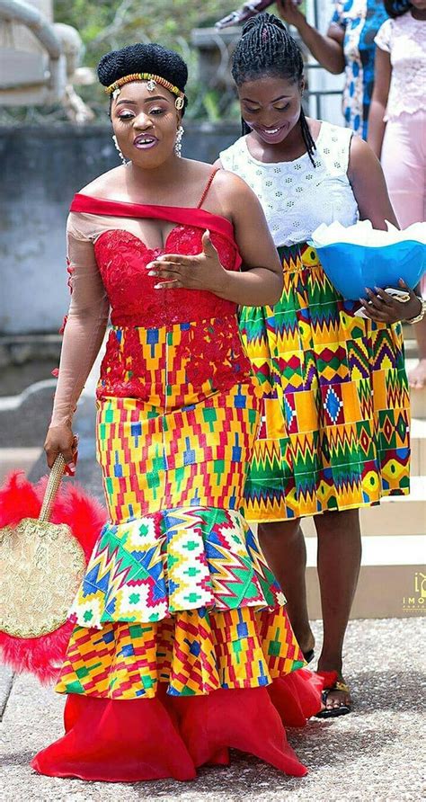 Ghanaian Engagement Dress African Print Dresses African Fashion