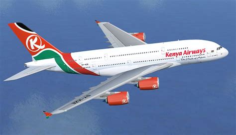 Kenya Airways Airbus A Commercial Plane Commercial Aircraft