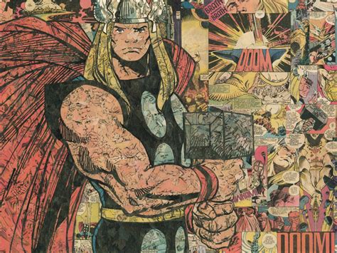 Thor Giclee Print By Comicrelieforiginals On Etsy