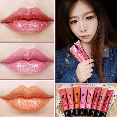 1pcs Pearl Lip Gloss Women Lasting Waterproof Glitter Lipstick Pink