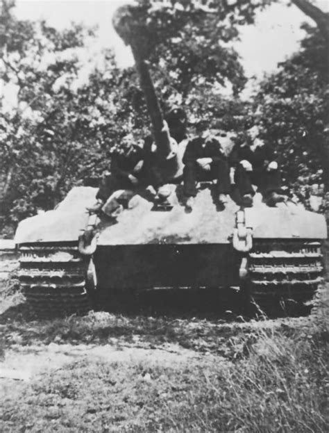 Crew And Tiger Ii Of Panzer Abteilung 505 World War Photos