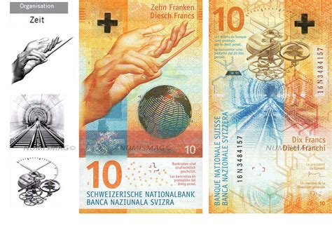 Nouvelle Série De Billets Suisse 10 20 50 100 200 Et 1000 Francs
