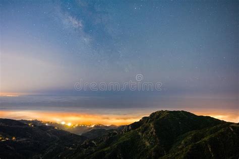 Malibu Fog And Milky Way Stock Photo Image Of Milky 162991016