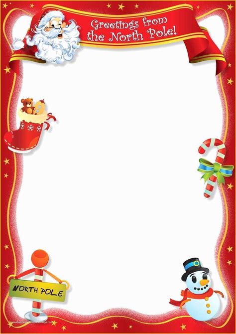 Free Christmas Letter Templates Microsoft Word Of Best 25 Letter From