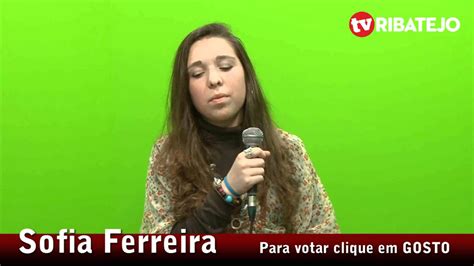 Sofia Ferreira 2ª Edição Melhor Voz Da Região Youtube