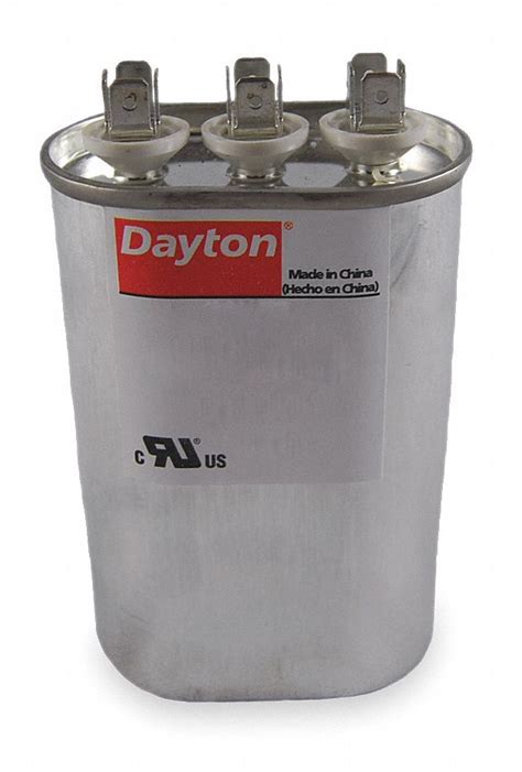 Dayton Oval Motor Dual Run Capacitor455 Microfarad Rating440vac