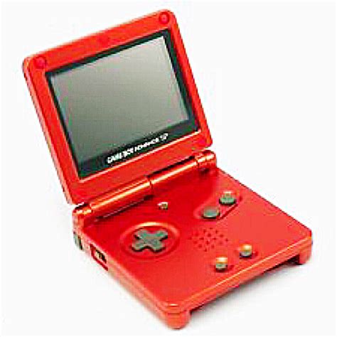 Amazon.com: Nintendo Game Boy Advance SP Console - Flame Red: Video Games