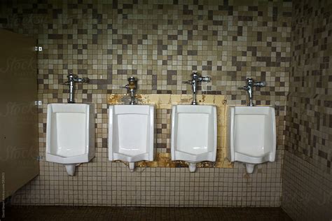 Men S Urinals In Public Restroom By Stocksy Contributor David Smart