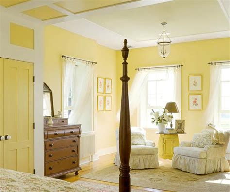 Often times, clients request warm colors for the sake of having some richness to their rooms. New Home Interior Design: Yellow Bedrooms I Love