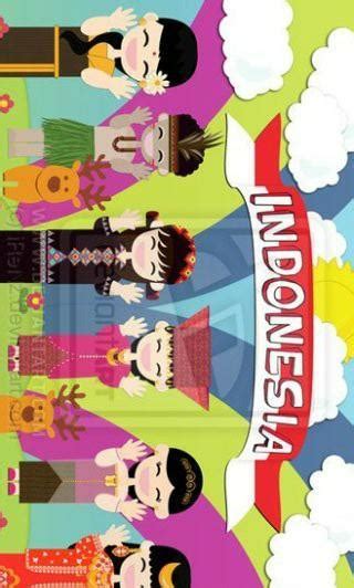Poster Keberagaman Indonesia Tulisan