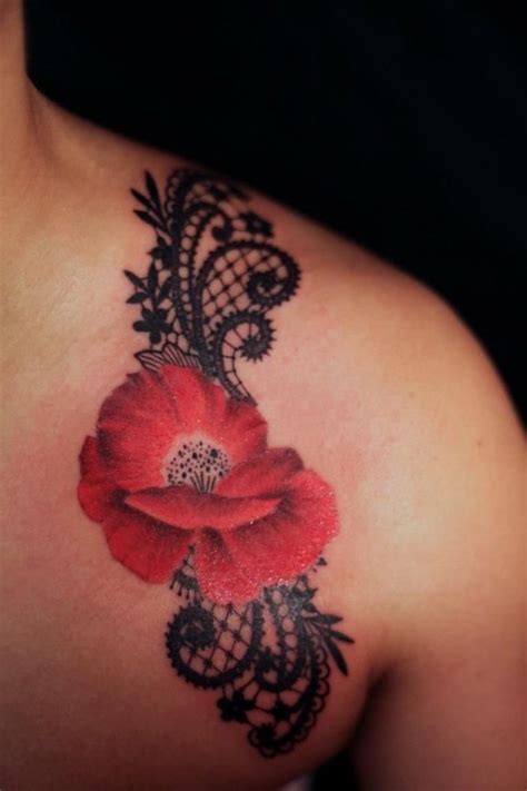 Flowers Black Lace Tattoo Tattoomagz › Tattoo Designs Ink Works