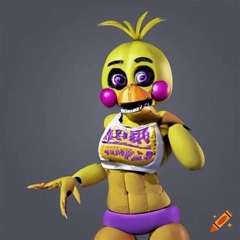 Toy Chica From Fnaf Posing For Camera On Craiyon