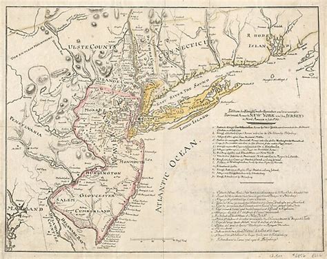 Vintage Map Of New Jersey 1780 Photographic Prints By Bravuramedia