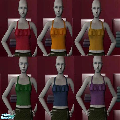 The Sims Resource Ruffled Shirts