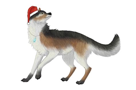 The Christmas Wolf By Verimayor On Deviantart