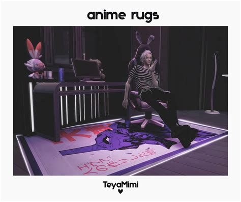 Sims 4 Anime Rugs Ea Mesh Base Game Compatible 12 The Sims Book