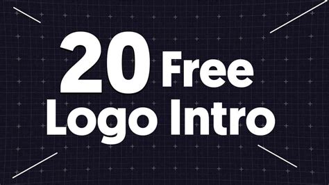 Logo Intro Premiere Pro Template Free Printable Templates
