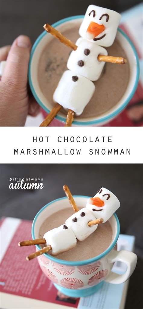 Cooking tools, storage tips, health benefits and more! marshmallow snowman {make a hot chocolate buddy!} - It's ...