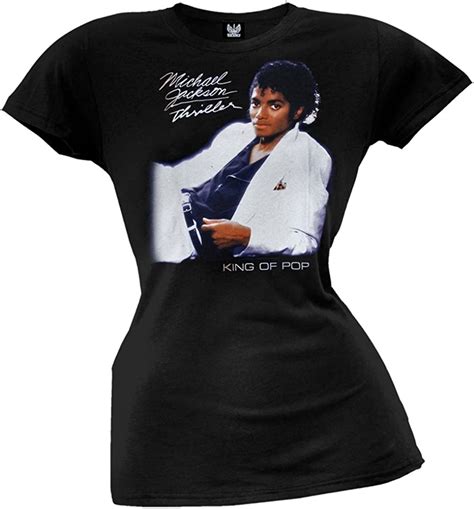 Michael Jackson Womens Thriller Juniors T Shirt Medium
