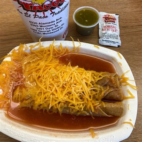 Chicos Tacos El Paso 4230 Alameda Ave Menu Prices And Restaurant Reviews