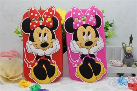 Fashion 3d Cute Lovely Cartoon Minnie Mouse Silicone Soft Back Cover