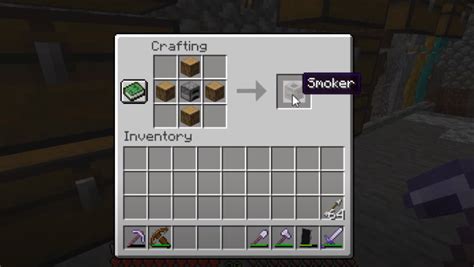 How To Make Smoker Minecraft Recipe