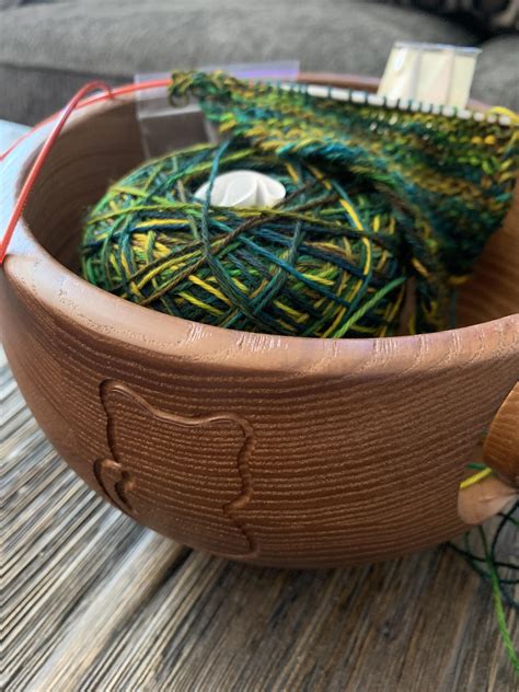 My Fiancé Bought Me The Cutest Yarn Bowl For My Bday In Love With The
