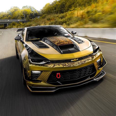 Gold Dragon 🔱 Pentagoncamaros Camaro Car Street Racing Cars